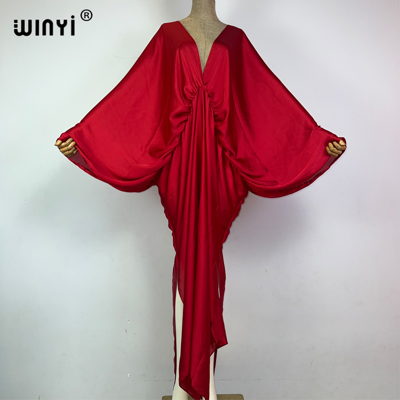 Young Women'S Formal Wear - WINYI monochrome elegant Swimsuit Cover Up