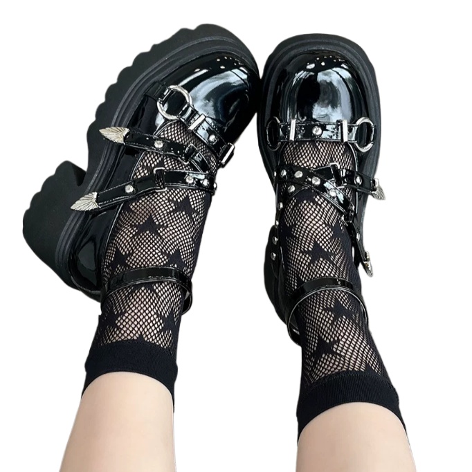 Young Women'S Formal Wear - Star Mesh Socks Young Girl Breathable