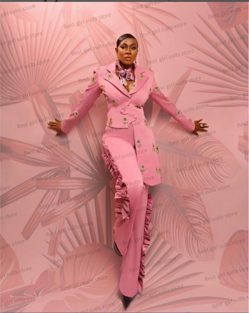 Pink Wedding Women Suit Set Bl - Women'S Formal Wear For A Wedding Guest recension och pris