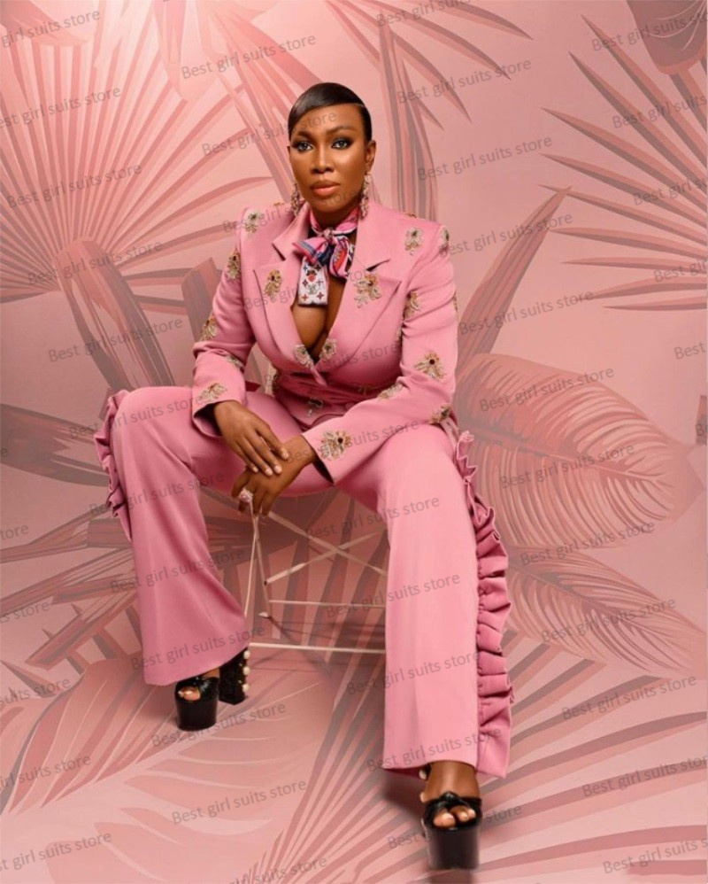 Pink Wedding Women Suit Set Bl - Women'S Formal Wear For A Wedding Guest recension och pris