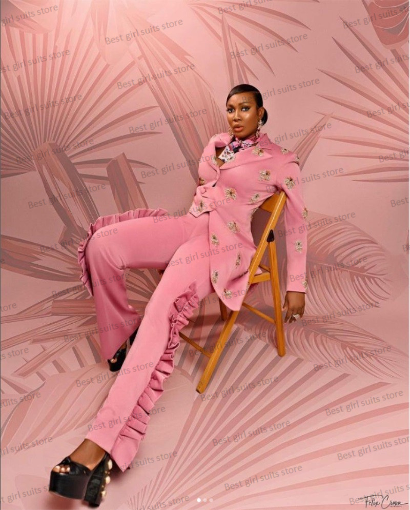 Pink Wedding Women Suit Set Bl - Women'S Formal Wear For A Wedding Guest recension och pris