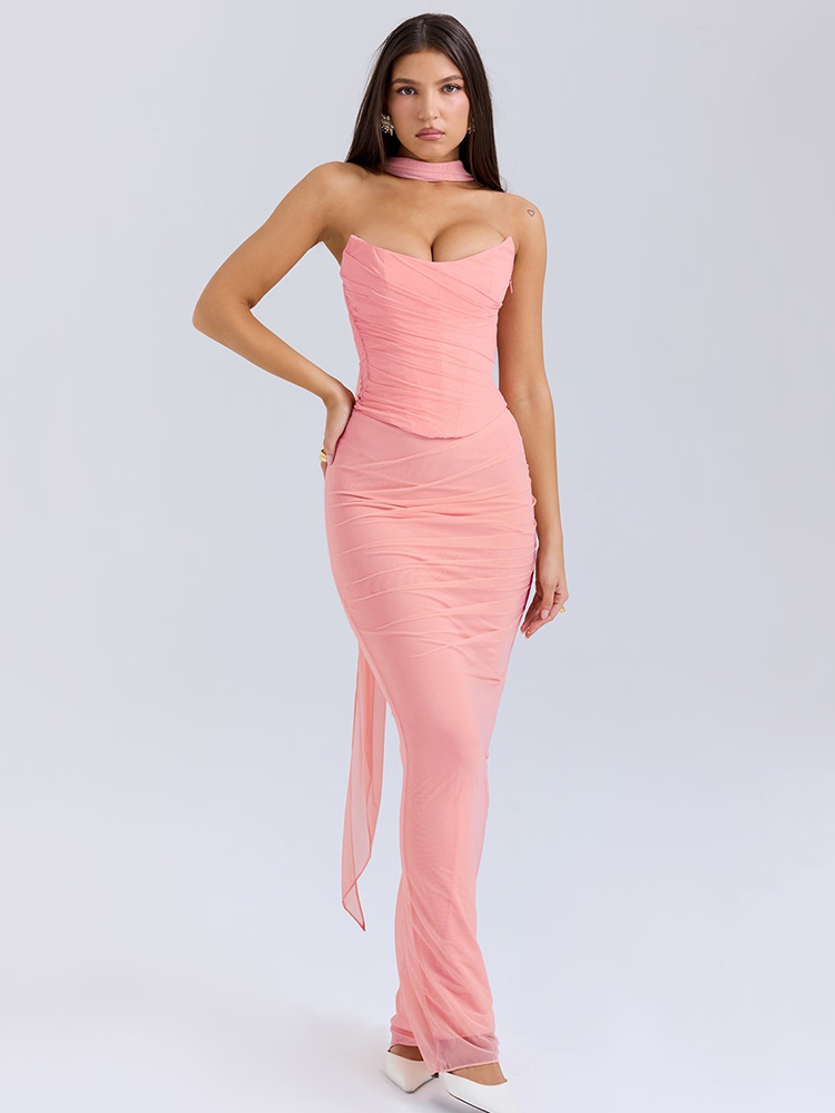 Articat Elegant Mesh Patchwork - Women Formal Wear Set recension och pris