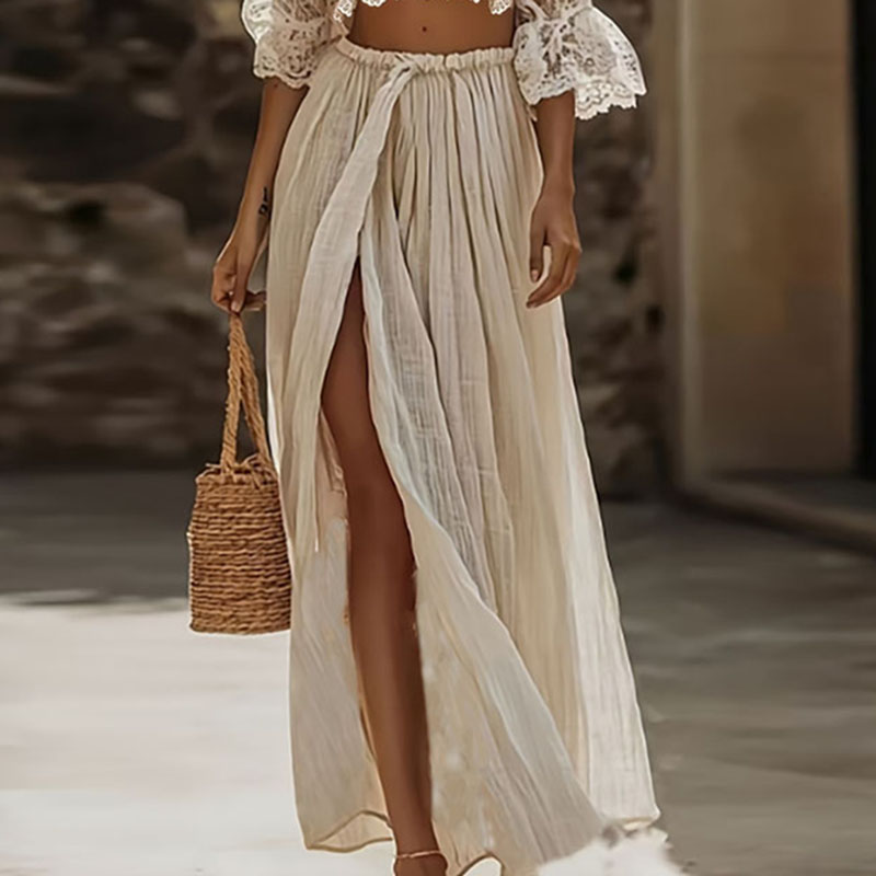 Womens Bohemian Lace Two Piece - Women Formal Wear Set recension och pris