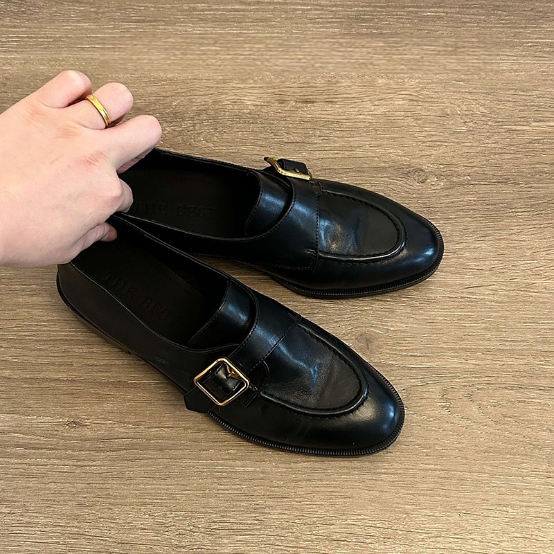 Women's Black Shoes Monk Strap - Vintage Women'S Formal Wear recension och pris