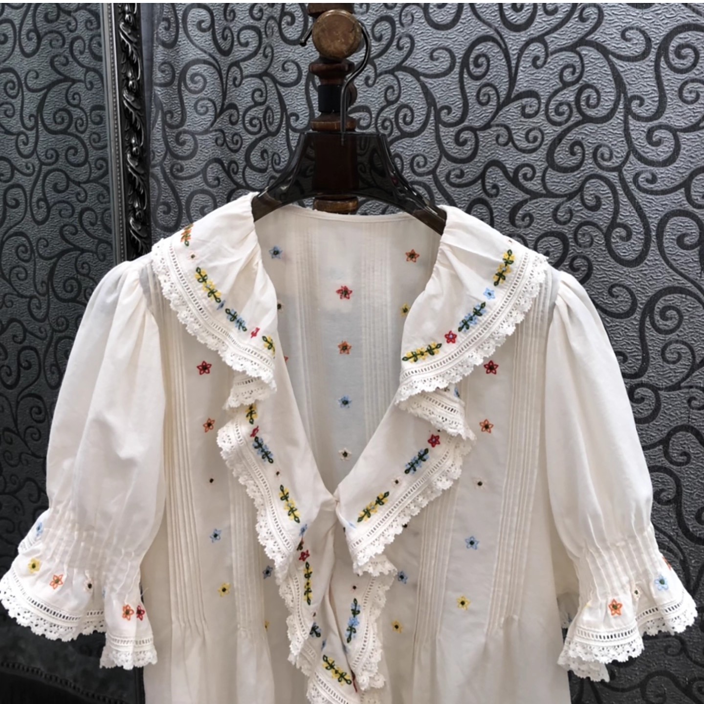 100%Cotton Shirts 2025 Autumn  - Silk Blouse Button recension och pris