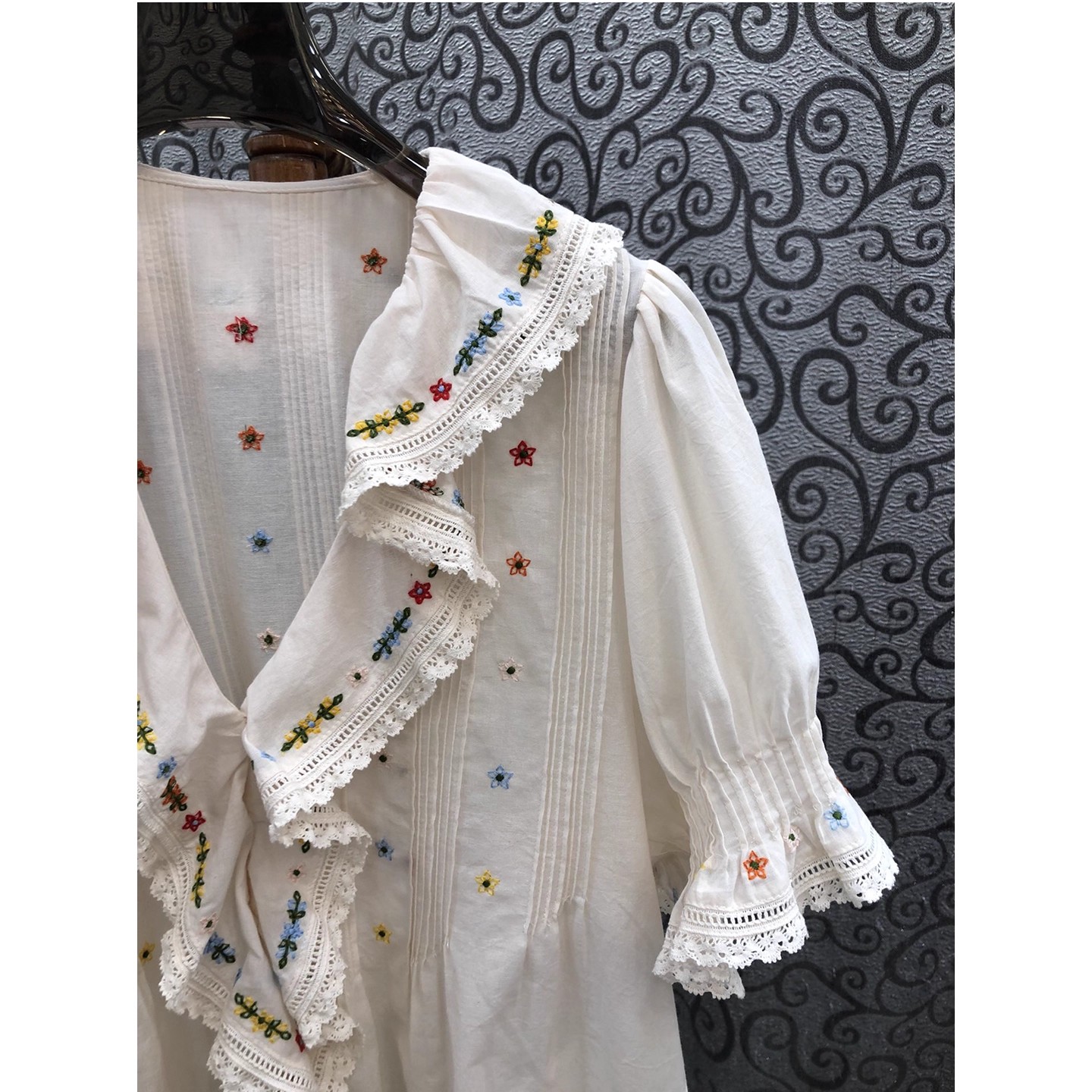 100%Cotton Shirts 2025 Autumn  - Silk Blouse Button recension och pris