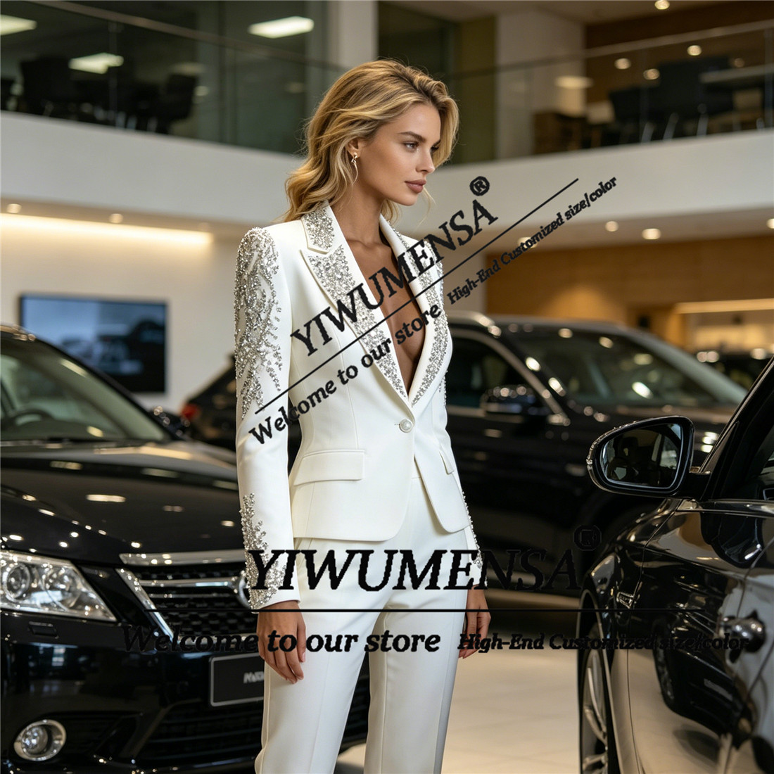 Luxury Women Suits 2 Pieces Se - Women Formal Wear Set recension och pris