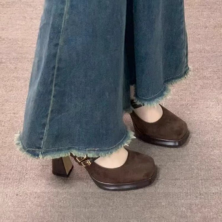 Vintage Thick High Women Mary  - Vintage Women'S Formal Wear recension och pris
