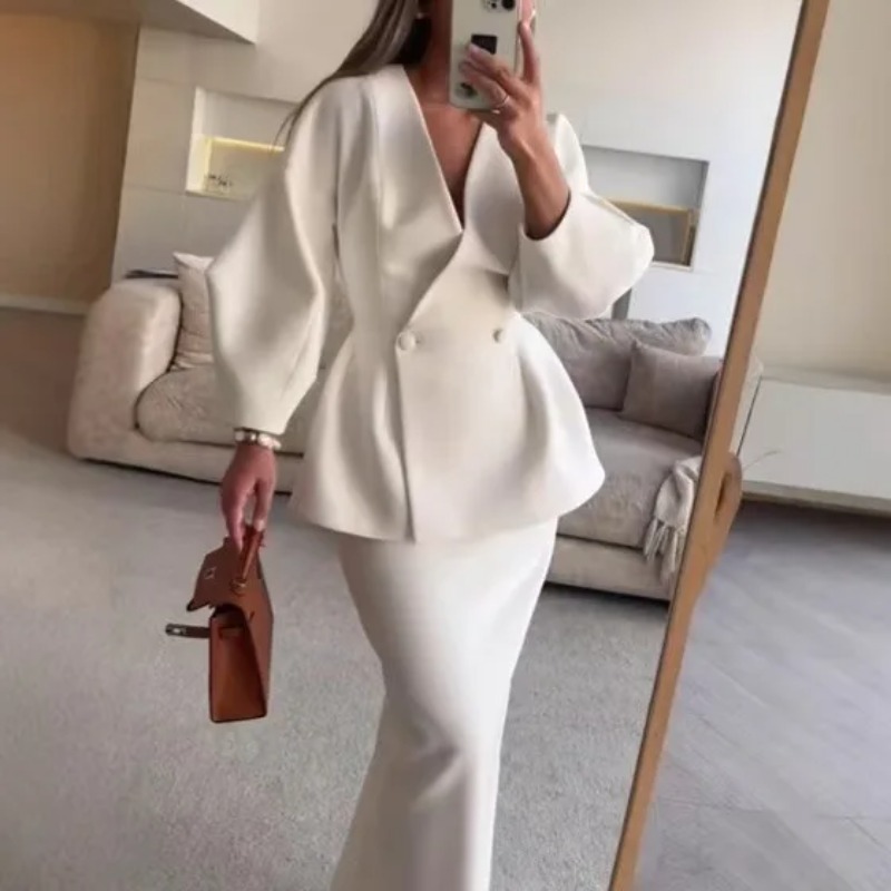 2 Piece Sets Women Outfits Ele - Women Formal Wear For Meeting recension och pris