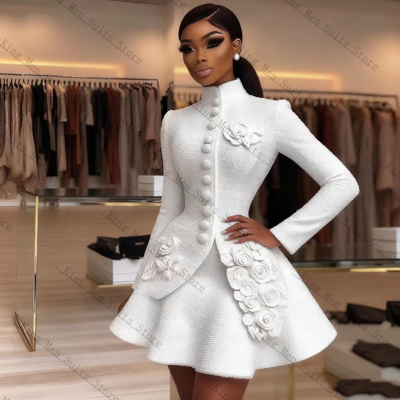 Luxury White Women Suit Set 2  - Women Luxury Formal Wear recension och pris