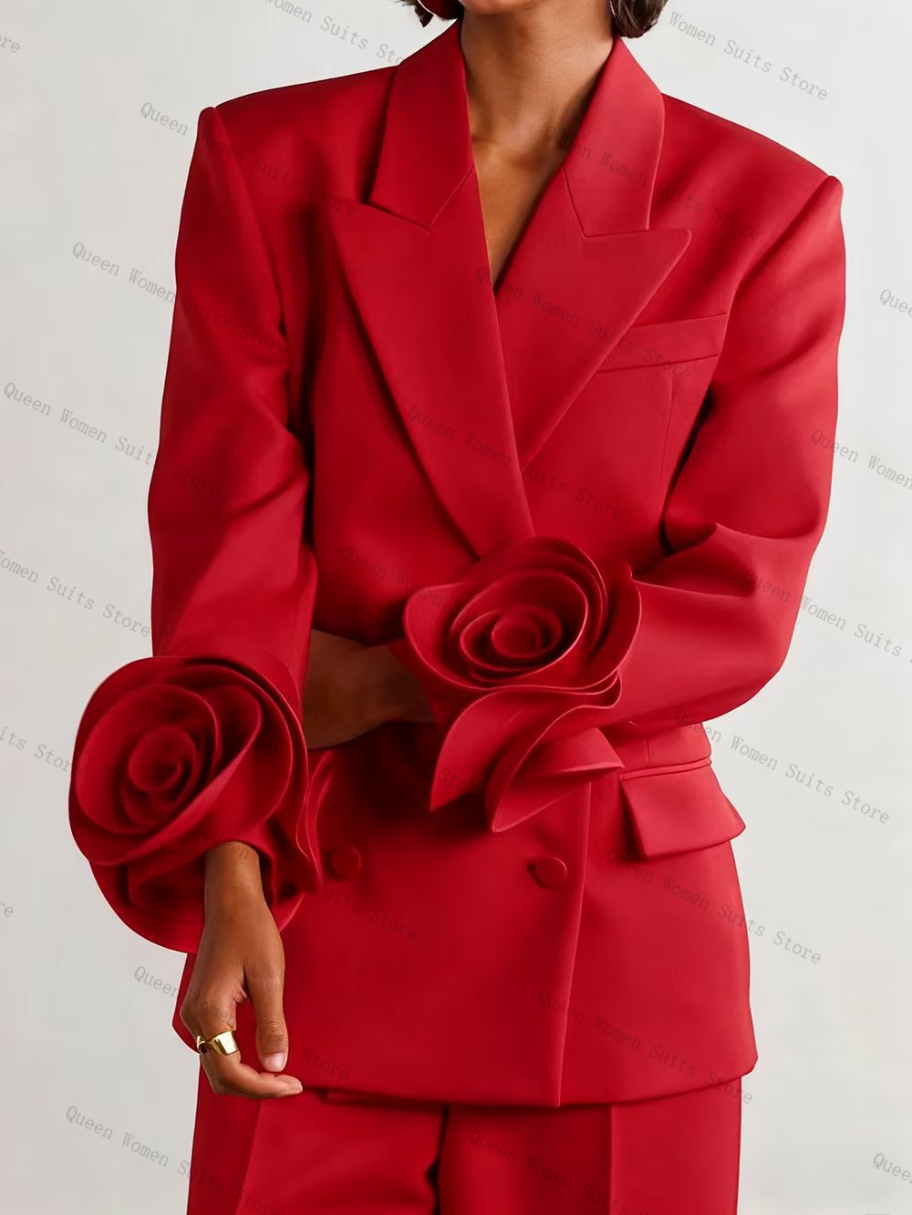 Luxury Red Women Suit Set 2 Pc - Women Luxury Formal Wear recension och pris