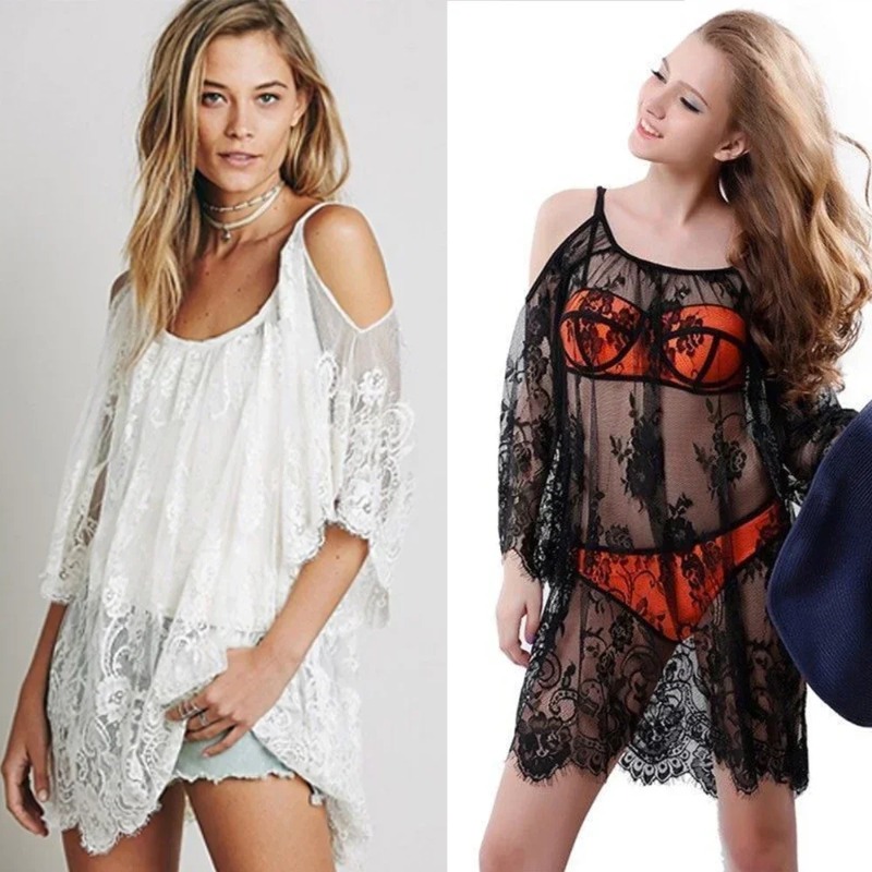 Women Sexy Lace Crochet Cover  - Young Women'S Formal Wear recension och pris