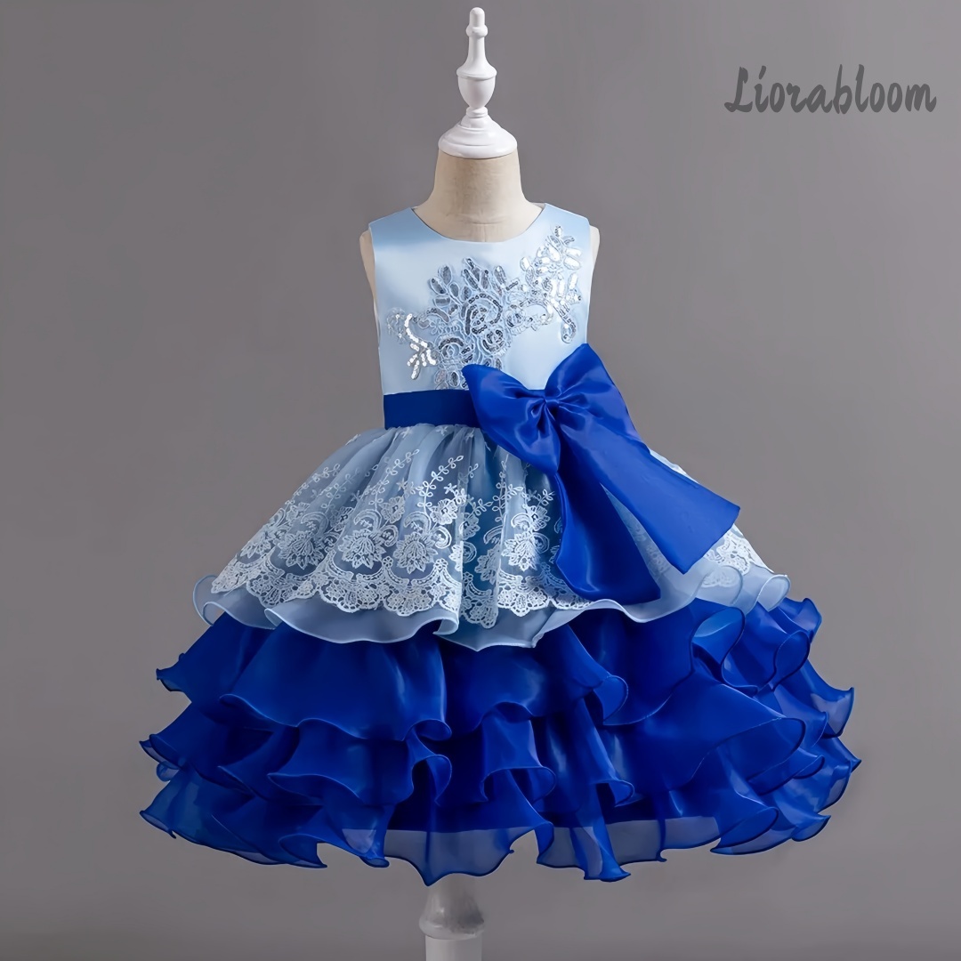 Girls' Dress With Large Bow Sl - Formal Wear Gowns For Women recension och pris
