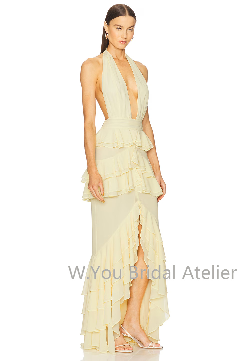 Evening Dresses Deep V Neck Ha - Women'S Formal Wear For A Wedding Guest recension och pris