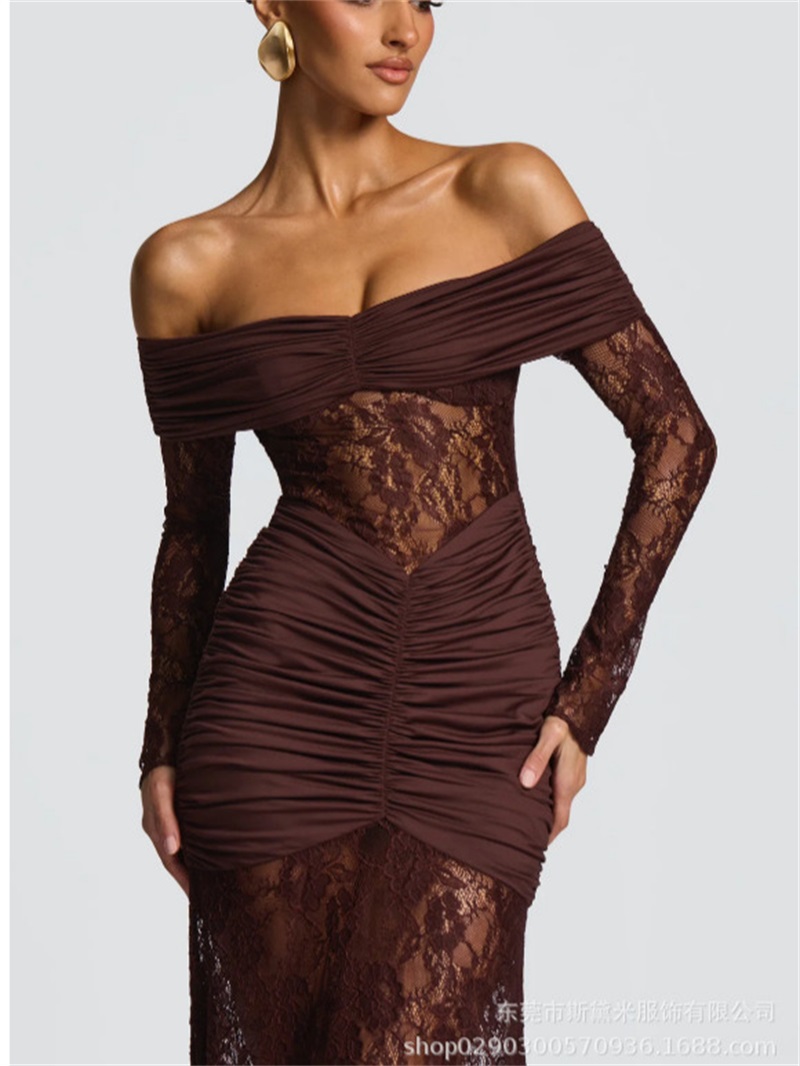 Sexy Lace Mermaid Women Prom D - Formal Wear Gowns For Women recension och pris
