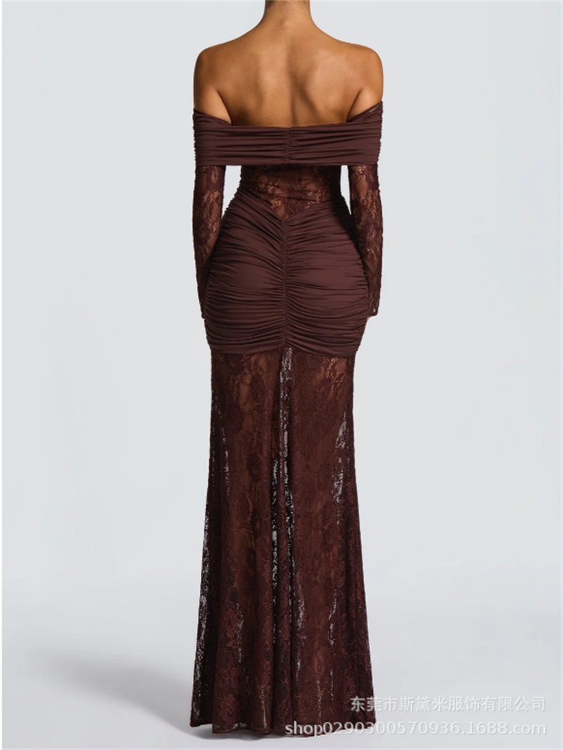 Sexy Lace Mermaid Women Prom D - Formal Wear Gowns For Women recension och pris