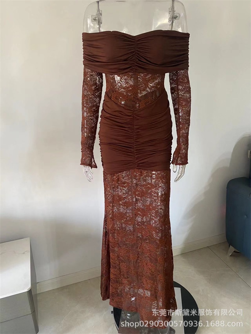 Sexy Lace Mermaid Women Prom D - Formal Wear Gowns For Women recension och pris