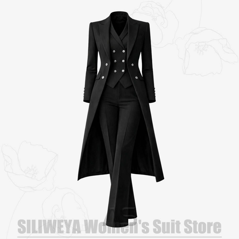 Women's Suit 3 Piece Double Br - Women Luxury Formal Wear recension och pris