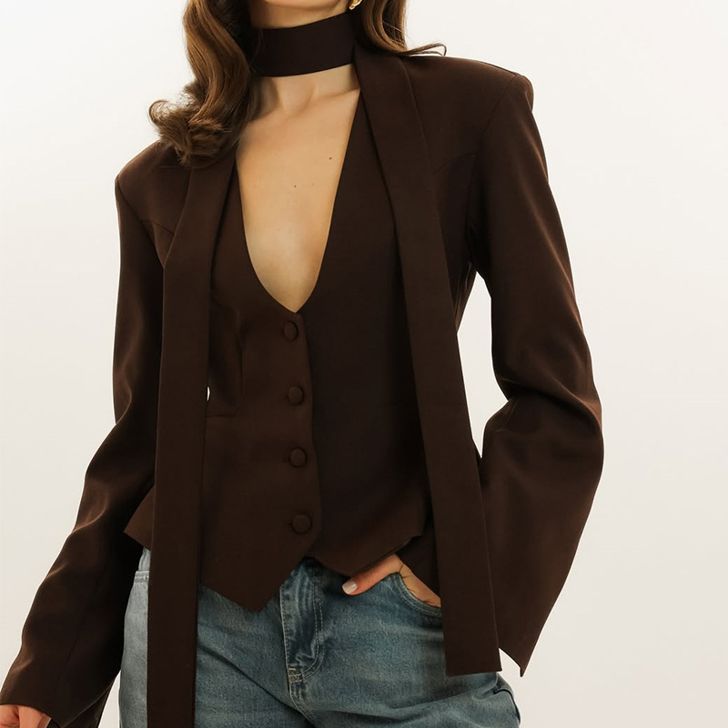 Autumn Women Suit 1 Piece Shor - Women'S Formal Wear For A Wedding Guest recension och pris