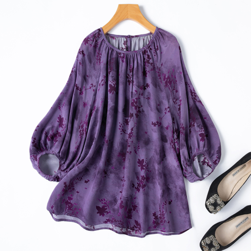 Women Silk Blouse 100% Mulberr - Silk Blouse Button recension och pris