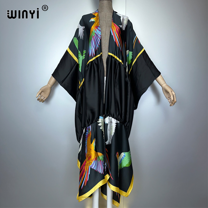 WINYI print boho kimono maxi b - Young Women'S Formal Wear recension och pris