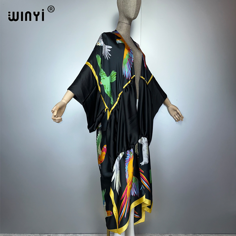 WINYI print boho kimono maxi b - Young Women'S Formal Wear recension och pris