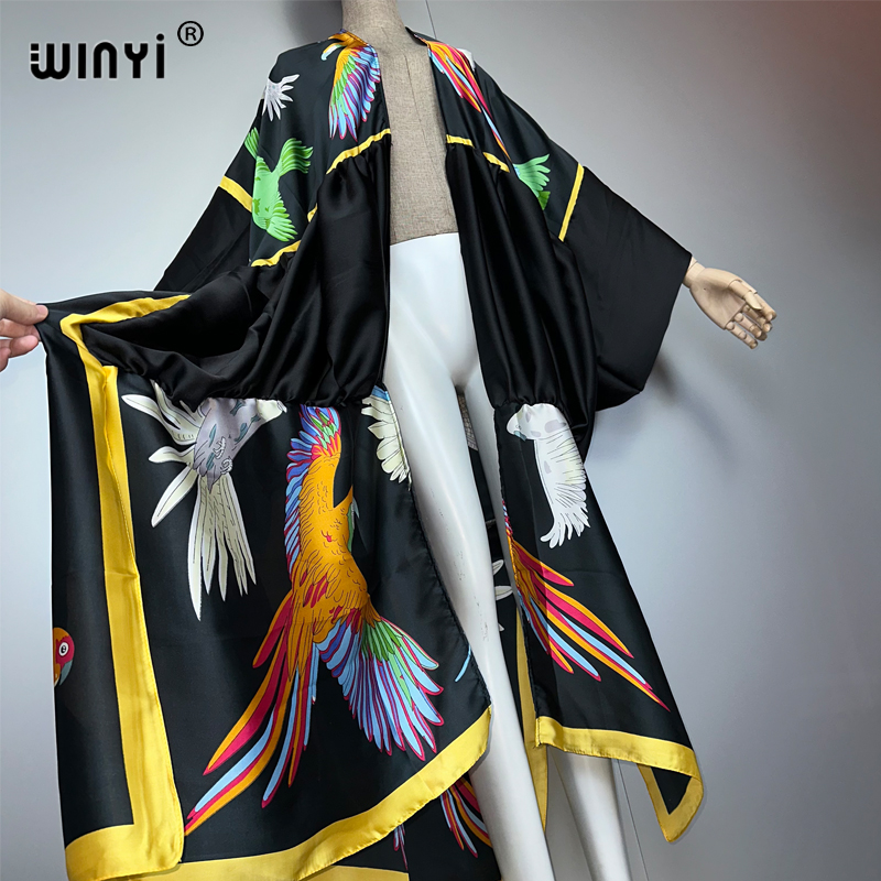 WINYI print boho kimono maxi b - Young Women'S Formal Wear recension och pris