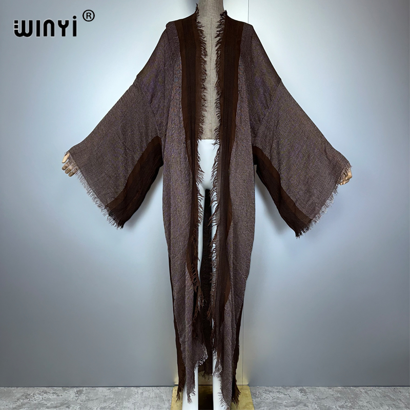 WINYI Retro Kimono Maxi Cardig - Young Women'S Formal Wear recension och pris