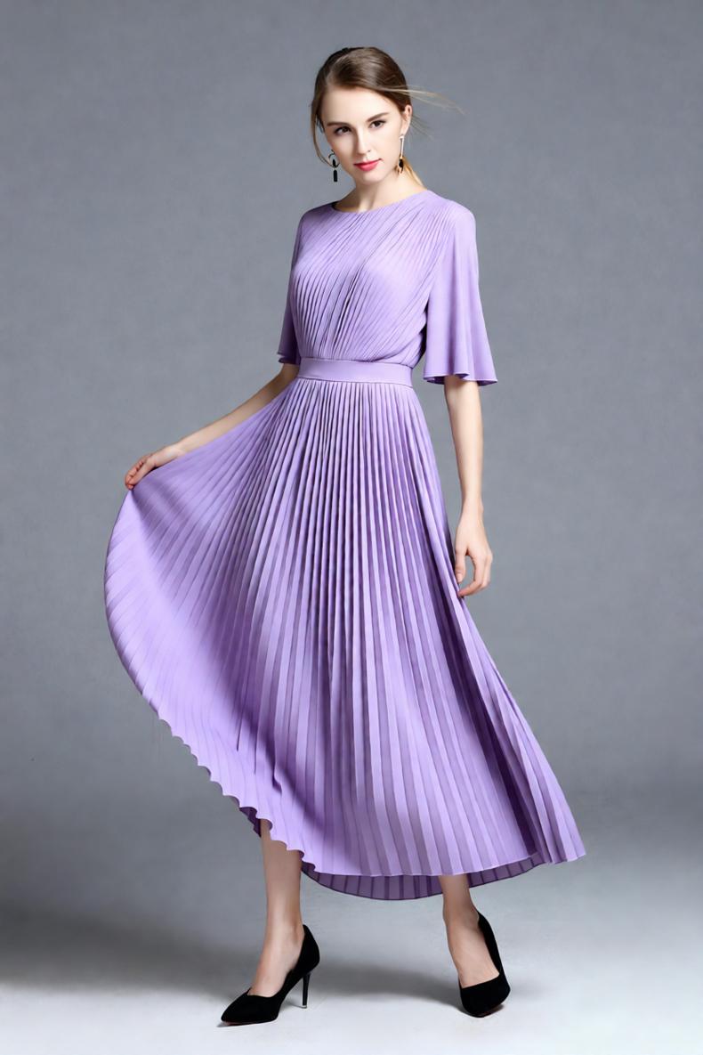Women's Lilac Cape Sleeve Plea - Women'S Formal Wear For A Wedding Guest recension och pris