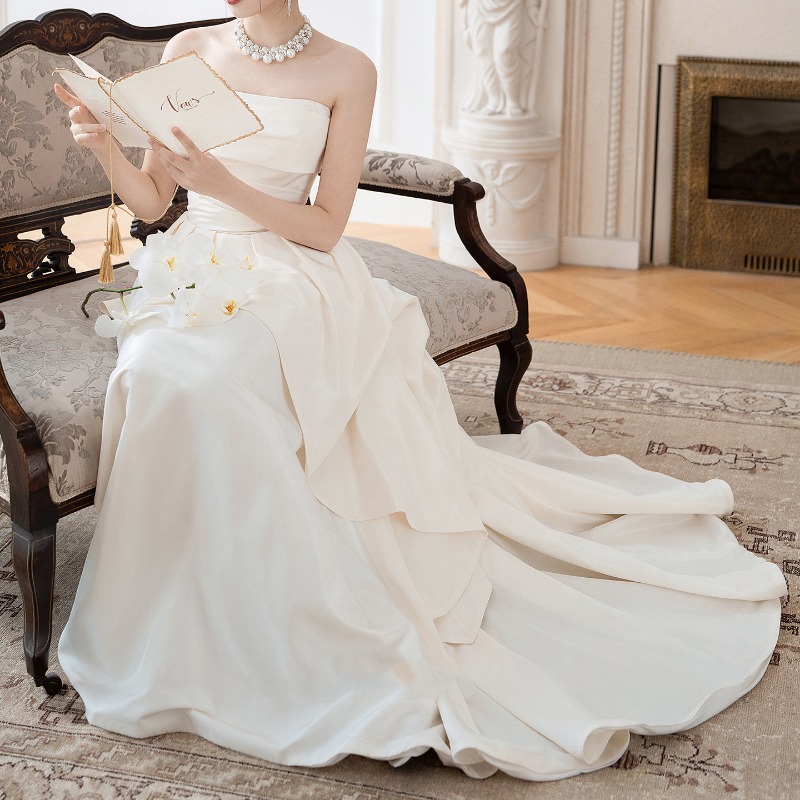 French Strapless Bride Engagem - Shift Dress Sleeveless recension och pris